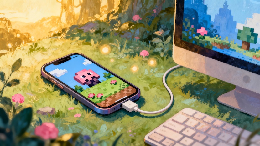 Minecraft Android Backup via USB